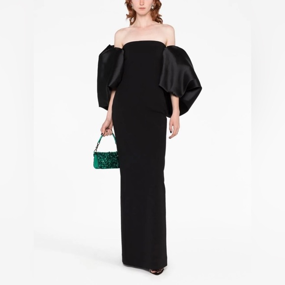 SOLACE LONDON
Pia off-the-shoulder stretch-crepe and faille maxi dress - Picture 5 of 12